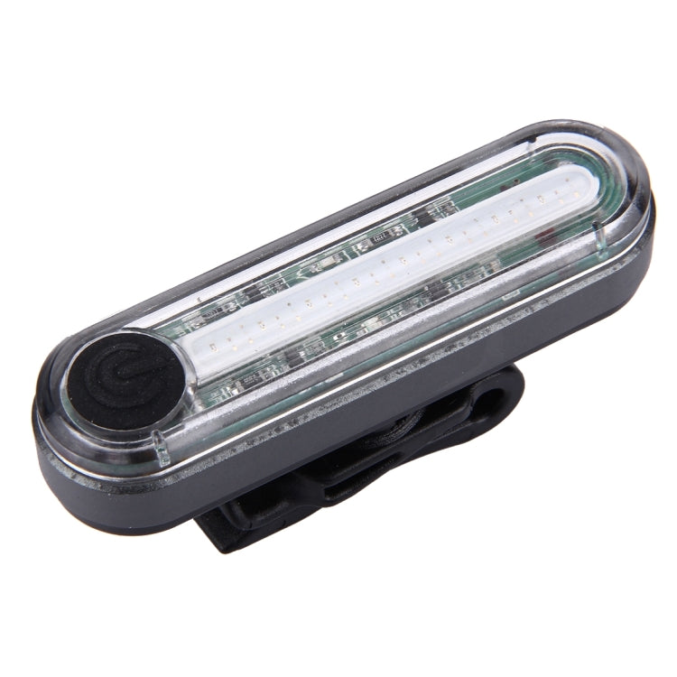 Waterproof USB Rechargeable 6 Modes Multi Color Light 100LM COB LED Bike Taillight with Clip