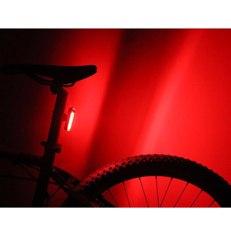Waterproof USB Rechargeable 6 Modes Multi Color Light 100LM COB LED Bike Taillight with Clip