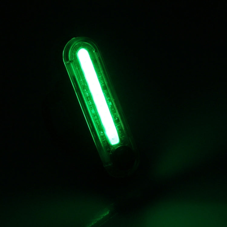 Waterproof USB Rechargeable 6 Modes Multi Color Light 100LM COB LED Bike Taillight with Clip