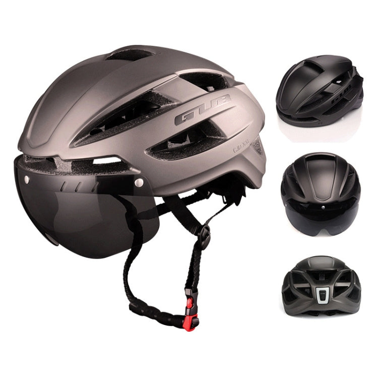 GUB CJD Integrally-Molded Bicycle Goggles Helmet With Tail Light