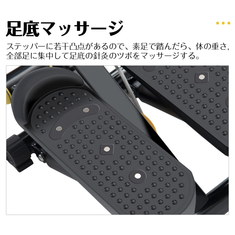 [JPN Warehouse] Multifunctional Foot Massage Silent Wheel Treadmill With Exercise Belt