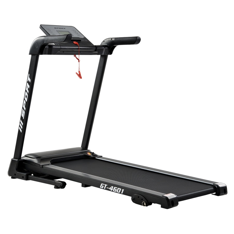 [US Warehouse] GT-4601 2.25hp Diamond Silent Belt Treadmill Foldable Jogging Fitness Machine with 12 Preset Programs & LCD Display & Speaker
