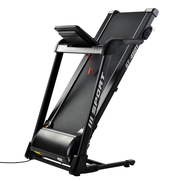 [US Warehouse] GT-4601 2.25hp Diamond Silent Belt Treadmill Foldable Jogging Fitness Machine with 12 Preset Programs & LCD Display & Speaker