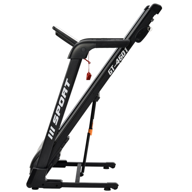 [US Warehouse] GT-4601 2.25hp Diamond Silent Belt Treadmill Foldable Jogging Fitness Machine with 12 Preset Programs & LCD Display & Speaker