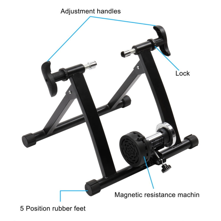 [US Warehouse] Fixed Reluctance Bicycle Riding Platform with Front Wheel Pad & Quick Release Lever