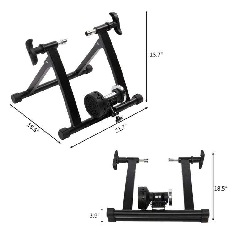 [US Warehouse] Fixed Reluctance Bicycle Riding Platform with Front Wheel Pad & Quick Release Lever