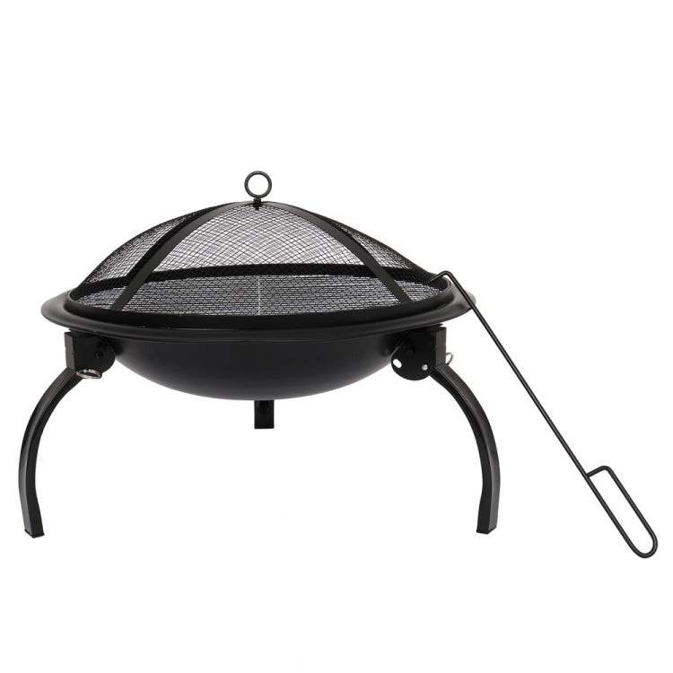 [US Warehouse] ZOKOP 21 inch Charcoal Grill with Charcoal Net &Carrying Bag