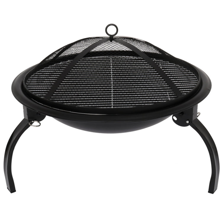 [US Warehouse] ZOKOP 21 inch Charcoal Grill with Charcoal Net &Carrying Bag