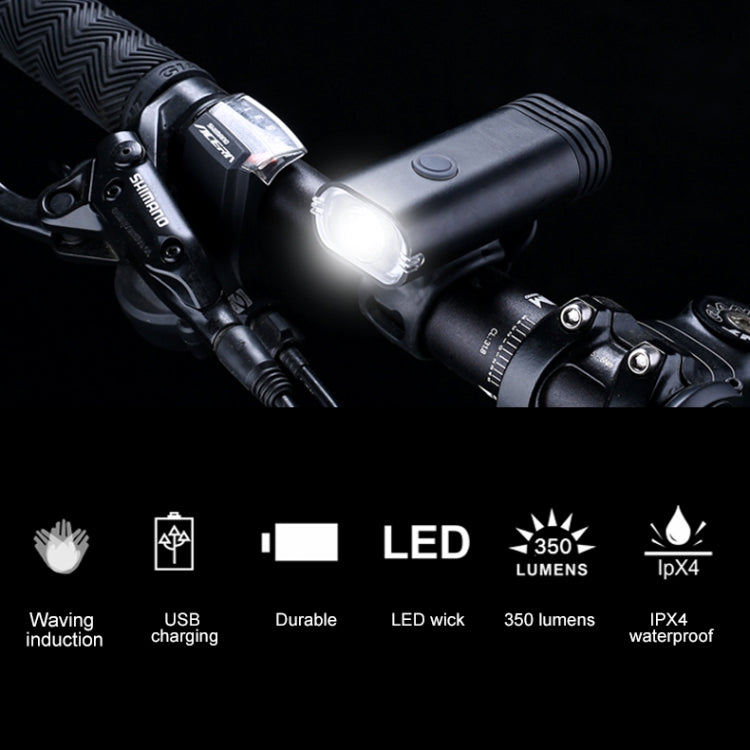 DT-6100 CREE XPG2 R5 350LM IPX4 Waterproof Bike Sensor Headlight Front Lamp with 7 Modes