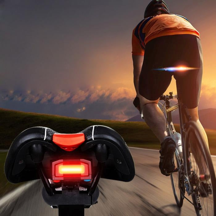 ANTUSI A4 USB Charging COB Light Source Excellent Cycling Bike Brake Warning Alarm Tail Light