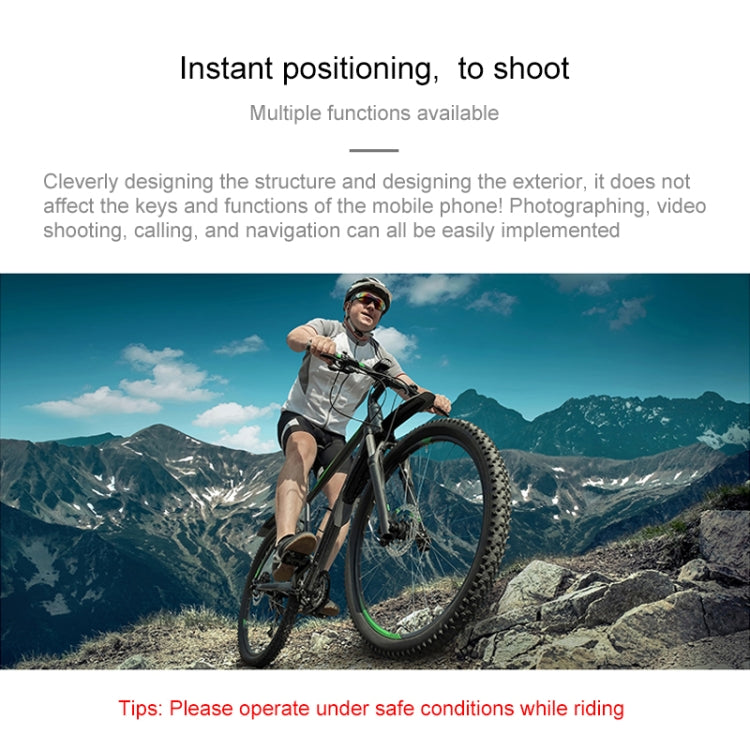 ANTUSI T8 Bicycle Phone Holder Compatible with 3.0-6.5 inch mobile phones