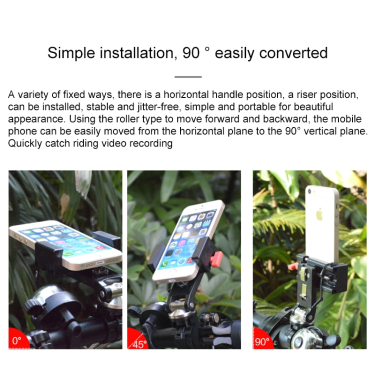 ANTUSI T8 Bicycle Phone Holder Compatible with 3.0-6.5 inch mobile phones