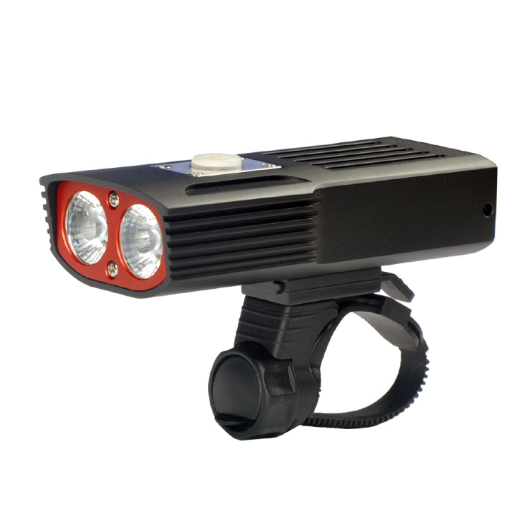 T20C 1000LM White Light USB Charging LED Bicycle Headlight Front Lamp with 3 Modes