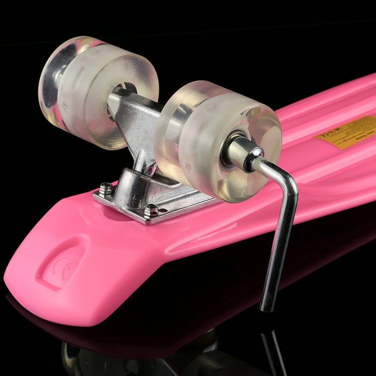 BULEX Environment Protection PP Materials Children Four Wheels Skateboard Shining Fish Plate Pedal Scooter
