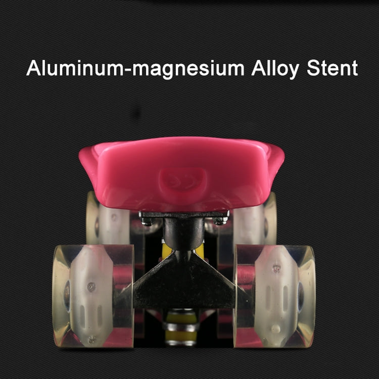 BULEX Environment Protection PP Materials Children Four Wheels Skateboard Shining Fish Plate Pedal Scooter