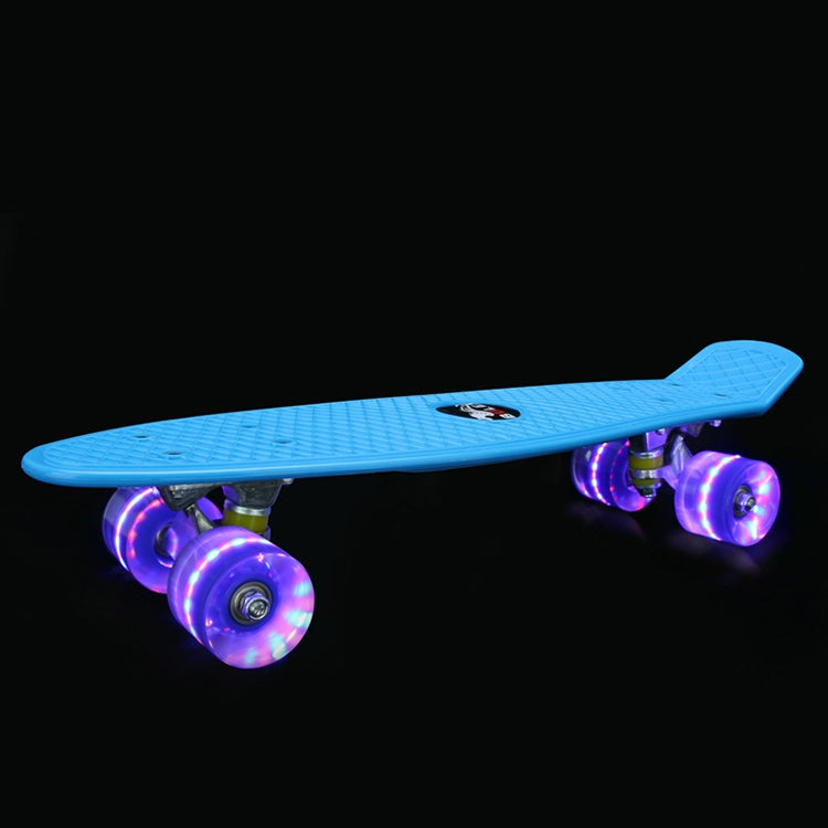 BULEX Environment Protection PP Materials Children Four Wheels Skateboard Shining Fish Plate Pedal Scooter