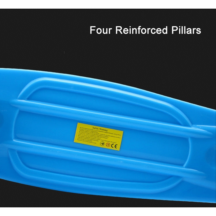 BULEX Environment Protection PP Materials Children Four Wheels Skateboard Shining Fish Plate Pedal Scooter