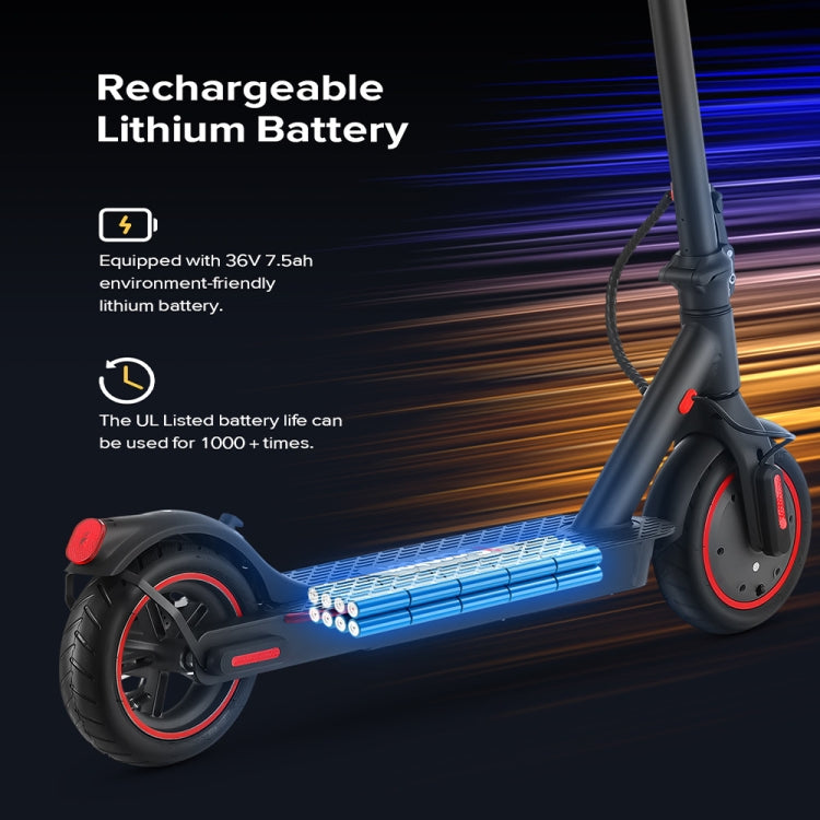 [US Warehouse] I9 pro 8.5 inch Scooter 7.5Ah Honeycomb Tire Scooter with Double Shock Absorber, Max Speed: 25km/h