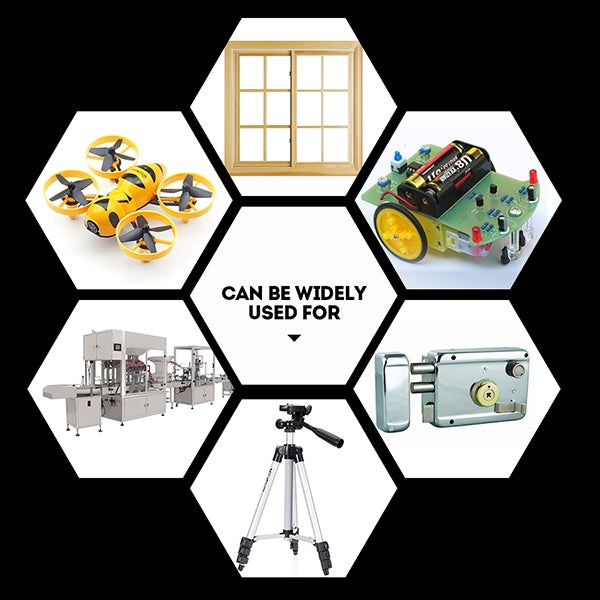 260 PCS Nylon M3 Black Hex Socket Stud Nut Screws PCB Standoff Assortment Kit (Black)