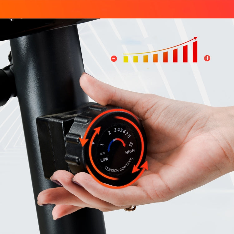 [EU Warehouse] Home Cross Elliptical Trainer with LCD Display & Equipment Stand(Black Red)