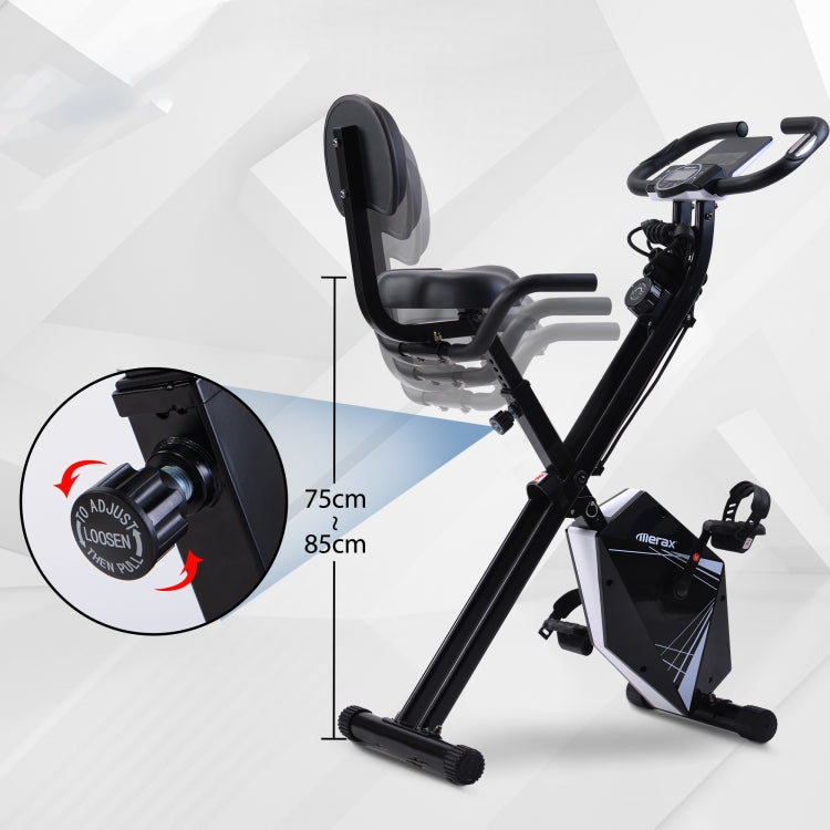 [EU Warehouse] Foldable Bike for Indoor Training with LCD Screen& Adjustable Resistance Bands (Black)