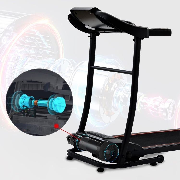 [EU Warehouse] Indoor Foldable Treadmills Support Preset Speed Levels & USB / AUX / Bluetooth Connectivity & LED Display(Black)