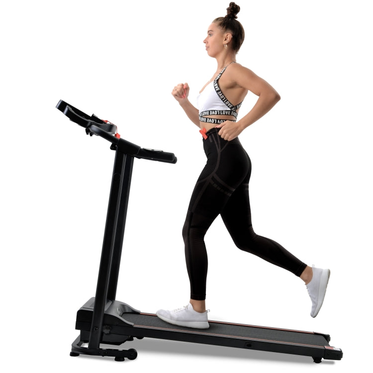 [EU Warehouse] Foldable Treadmill Running Machine with Loudspeaker for Home(Black)