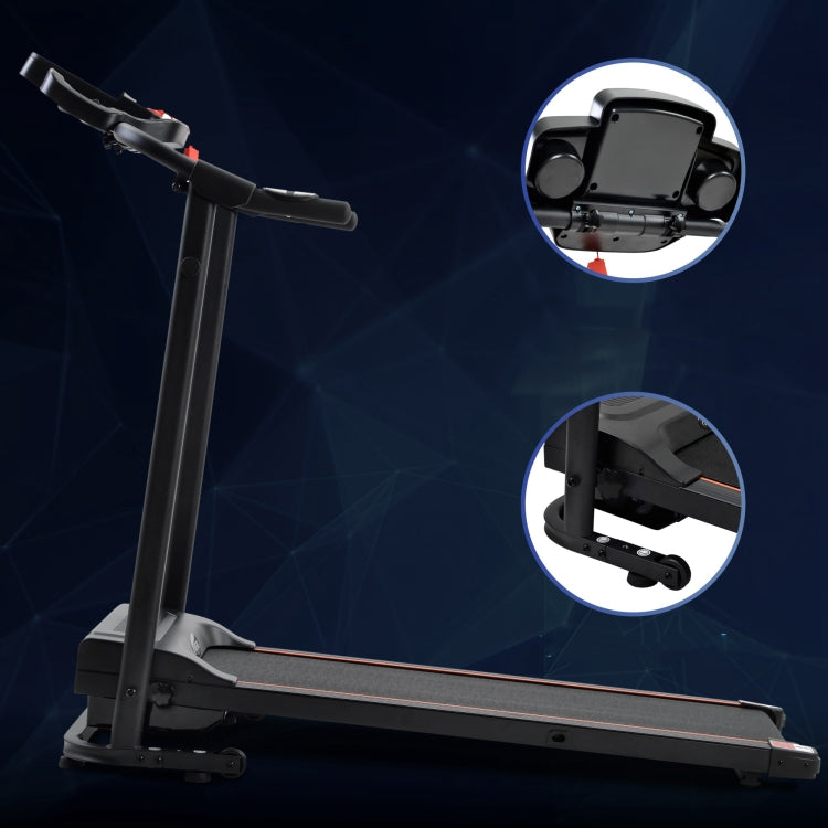 [EU Warehouse] Foldable Treadmill Running Machine with Loudspeaker for Home(Black)
