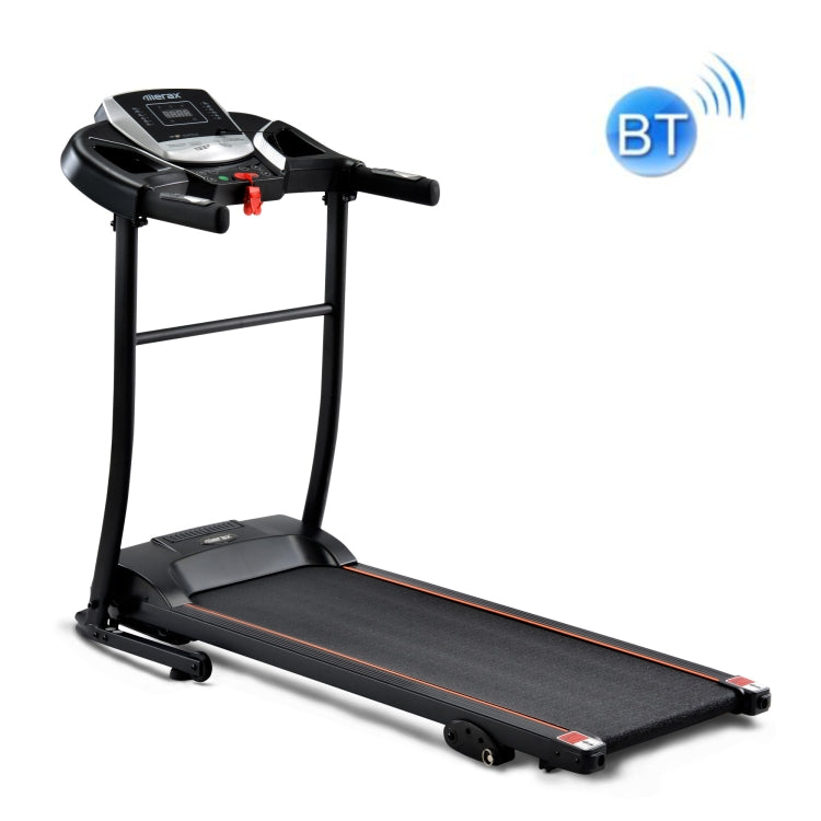 [EU Warehouse] Indoor Foldable Treadmills Support Downloadable APP & USB / AUX / Bluetooth Connectivity & LED Display(Black)