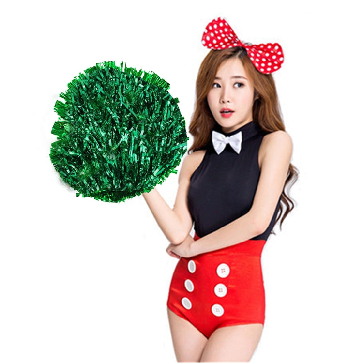 10 PCS Square Dance Aerobics Cheerleading Ball Hand Flower Bouquet, Ribbon Length: 25cm