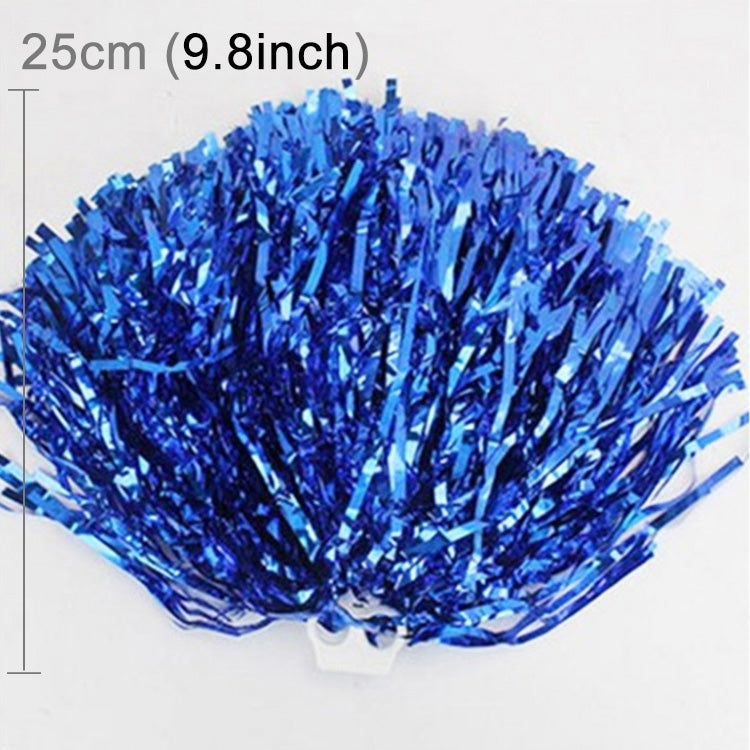 10 PCS Square Dance Aerobics Cheerleading Ball Hand Flower Bouquet, Ribbon Length: 25cm