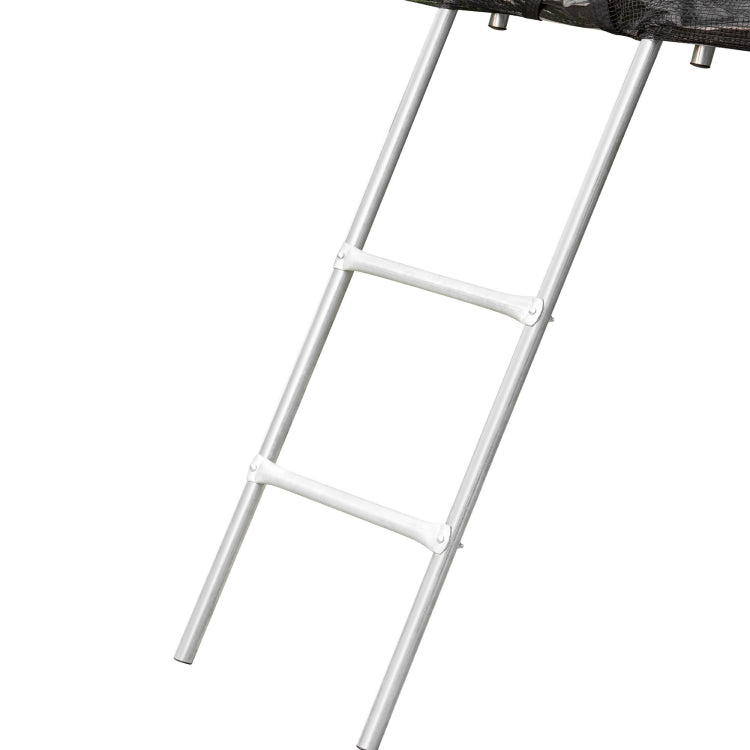 [US Warehouse] 14FT Outdoor Garden Trampoline with Basketball Hoop & Ladder & enclosure(Orange)
