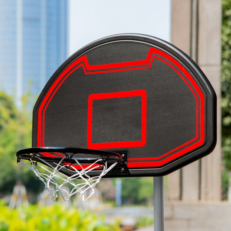 [US Warehouse] 14FT Outdoor Garden Trampoline with Basketball Hoop & Ladder & enclosure(Orange)