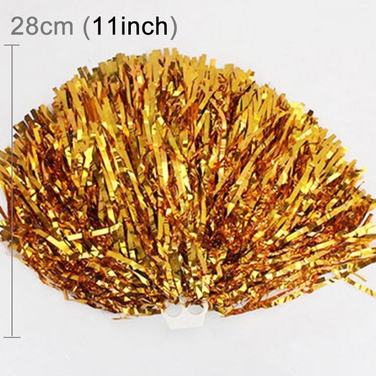 10 PCS Square Dance Aerobics Cheerleading Ball Hand Flower Bouquet, Ribbon Length: 28cm