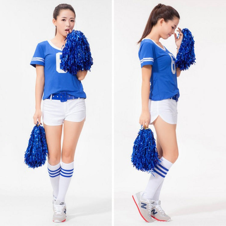 10 PCS Square Dance Aerobics Cheerleading Ball Hand Flower Bouquet, Ribbon Length: 28cm