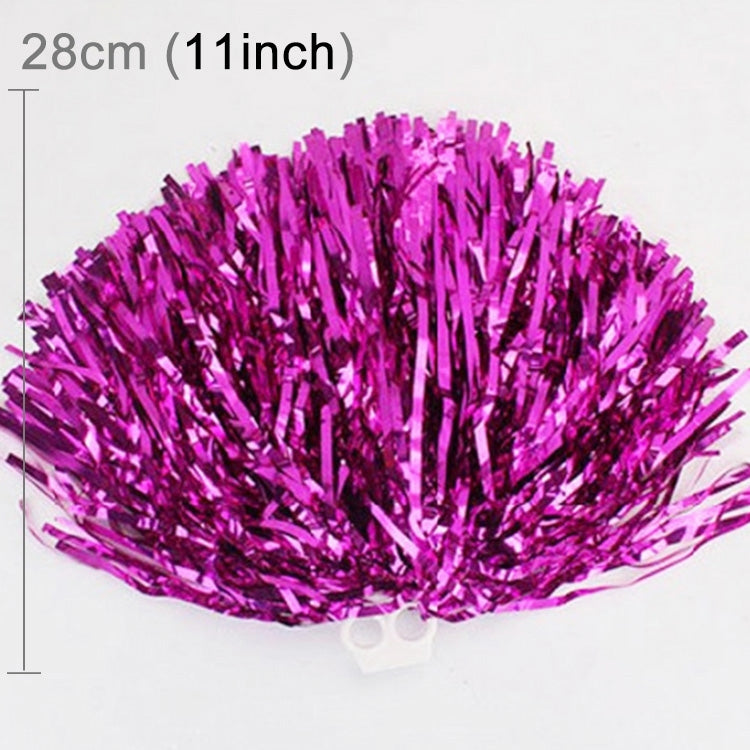 10 PCS Square Dance Aerobics Cheerleading Ball Hand Flower Bouquet, Ribbon Length: 28cm