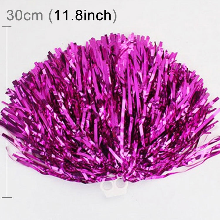 10 PCS Square Dance Aerobics Cheerleading Ball Hand Flower Bouquet, Ribbon Length: 30cm
