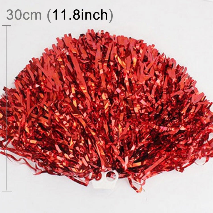 10 PCS Square Dance Aerobics Cheerleading Ball Hand Flower Bouquet, Ribbon Length: 30cm
