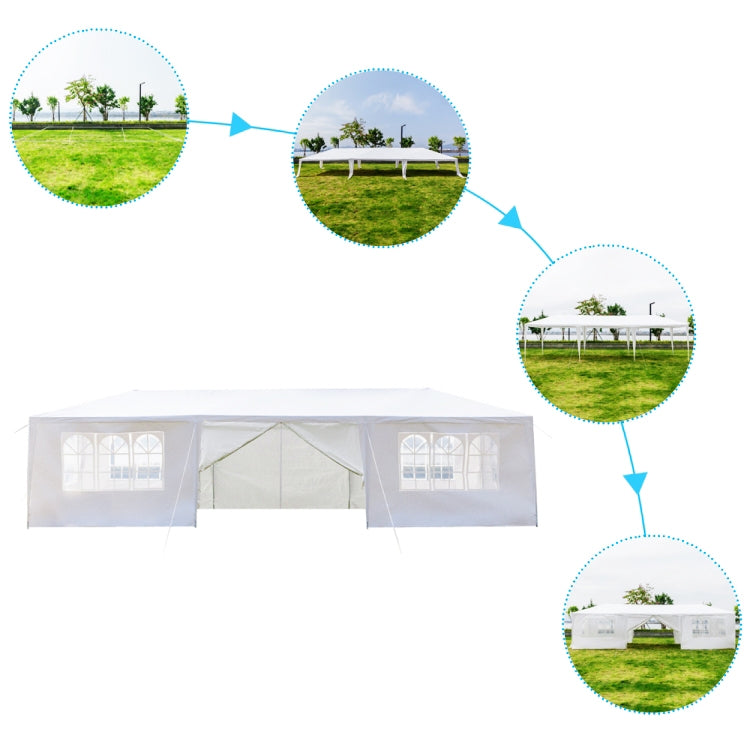 [US Warehouse] 3x9m Eight Sides Two Doors Waterproof Tent with Spiral Tubes