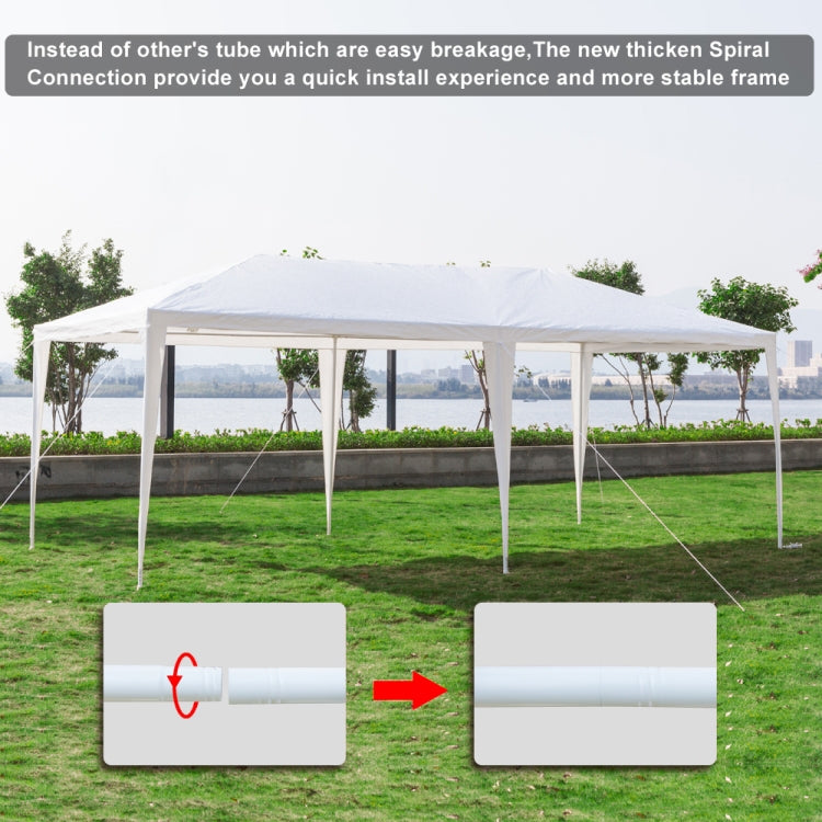[US Warehouse] 3x6m Four Sides Portable Waterproof Tent with Spiral Tubes