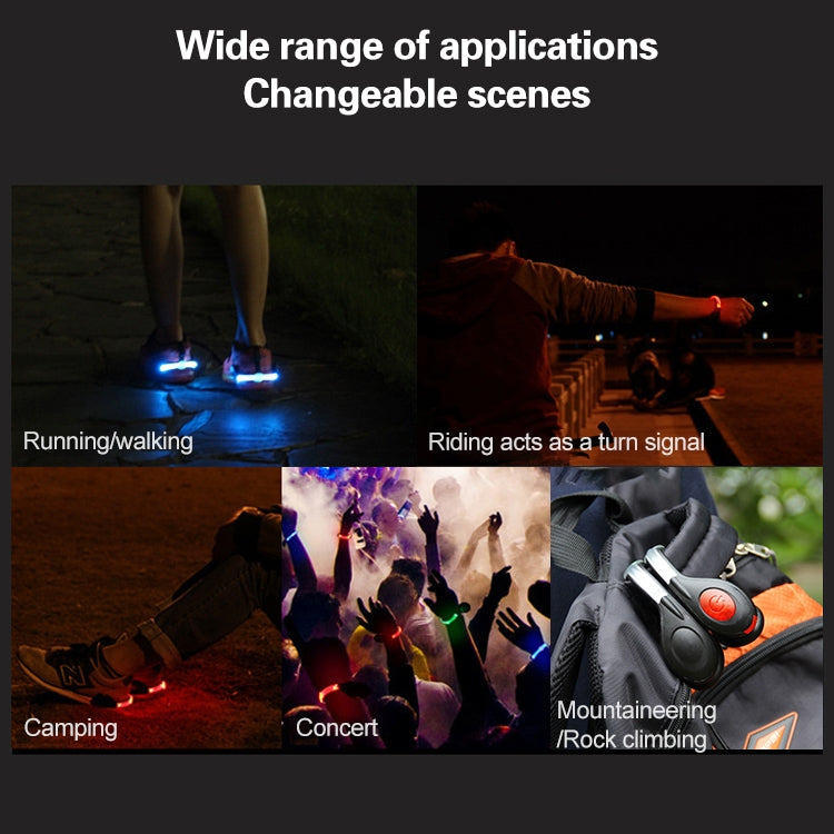 LED Night Running Warning Shoe Rack Lights (Blue)