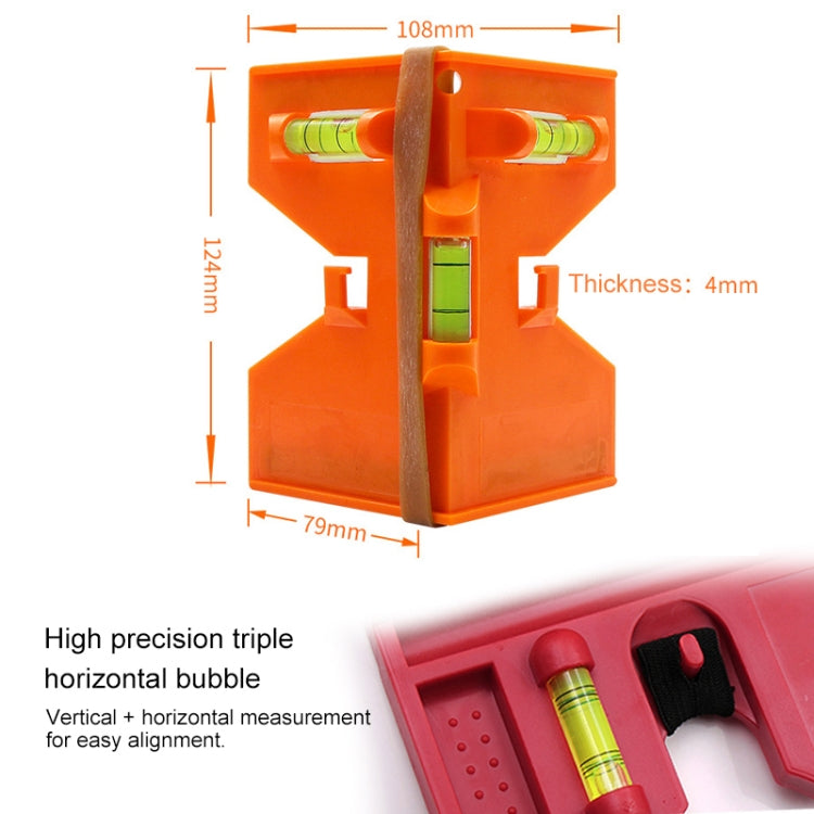 Plastic Two-sided Hook Fixation Goniometer Measuring Tool