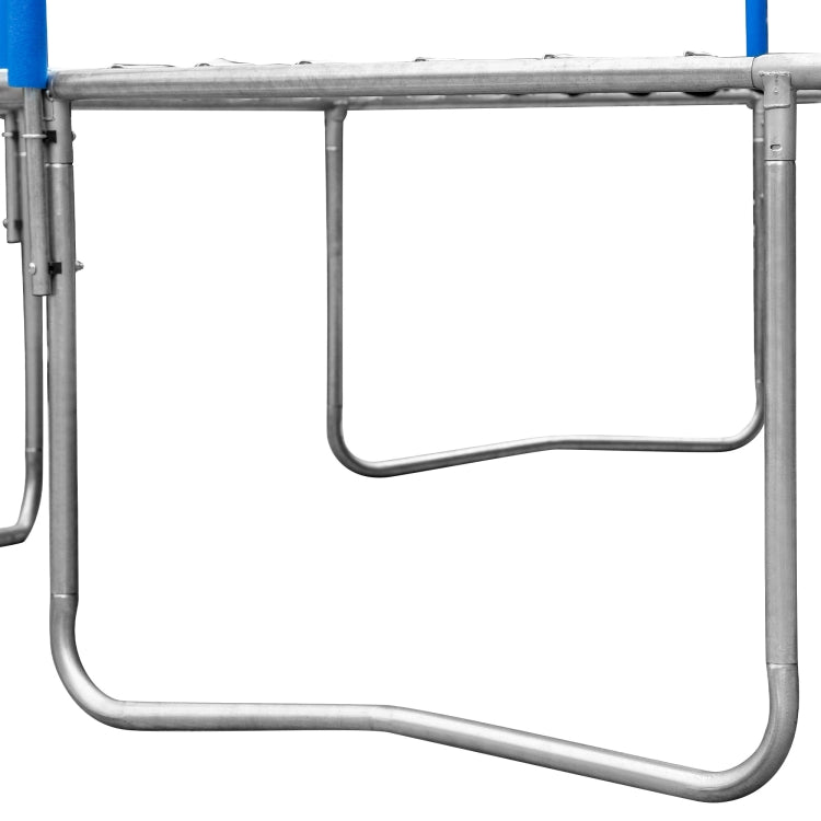[US Warehouse] 13FT Outdoor Activity Round Trampoline Bouncing Bed, Size: 156x156x112.6 inch(Blue)