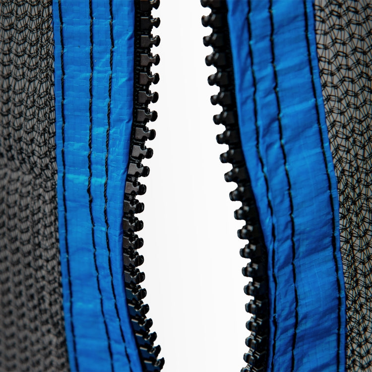 [US Warehouse] 13FT Outdoor Activity Round Trampoline Bouncing Bed, Size: 156x156x112.6 inch(Blue)