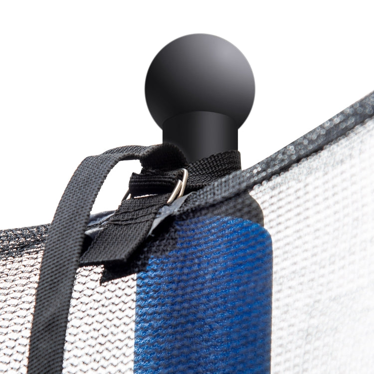 [US Warehouse] 13FT Outdoor Activity Round Trampoline Bouncing Bed, Size: 156x156x112.6 inch(Blue)