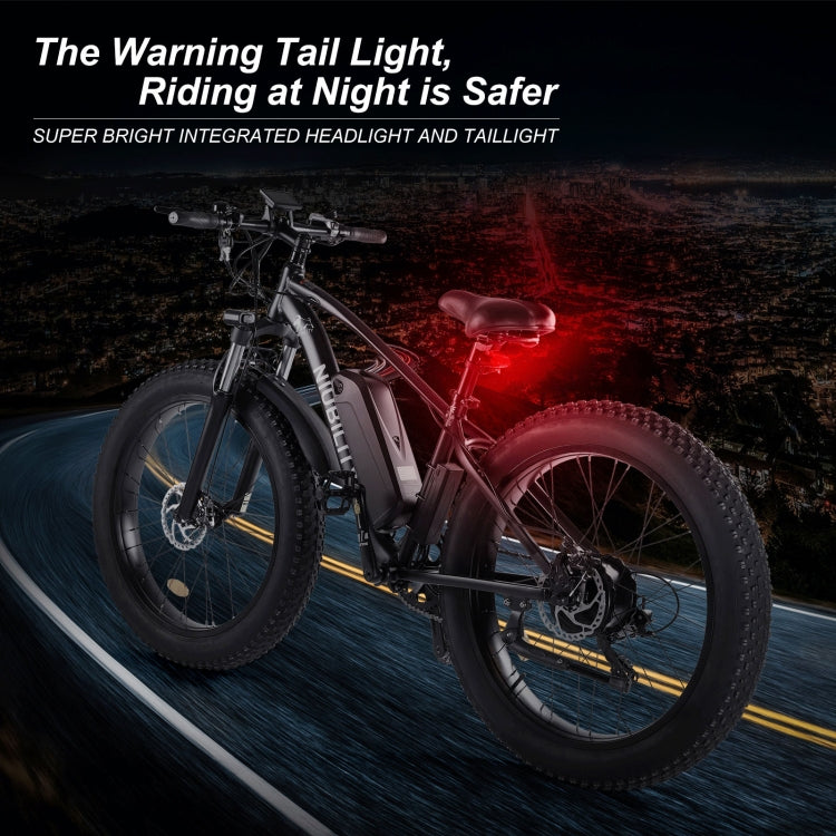 [EU Warehouse] NIUBILITY B26 42V 12.5AH 1000W Electric Bicycle with 26 inch Tires & LCD Display, EU Plug(Black)
