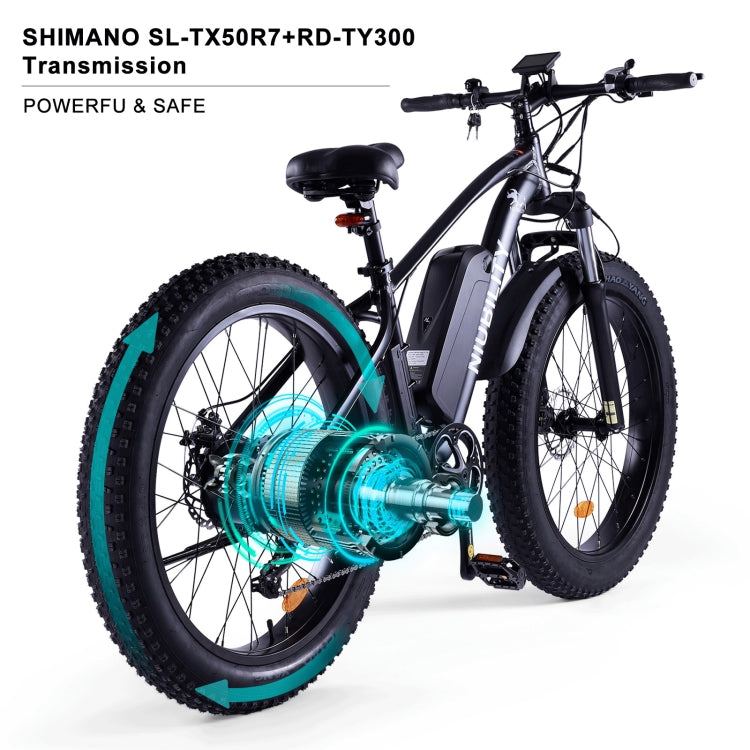 [EU Warehouse] NIUBILITY B26 42V 12.5AH 1000W Electric Bicycle with 26 inch Tires & LCD Display, EU Plug(Black)