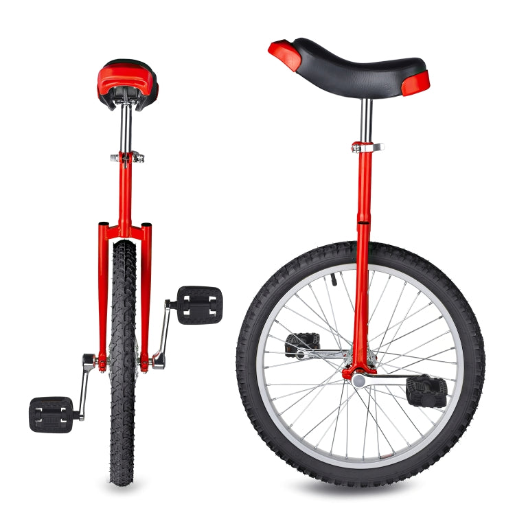 [US Warehouse] 24 inch Outdoor Sport Tire Wheel Cycling Wheel Unicycle (Red)