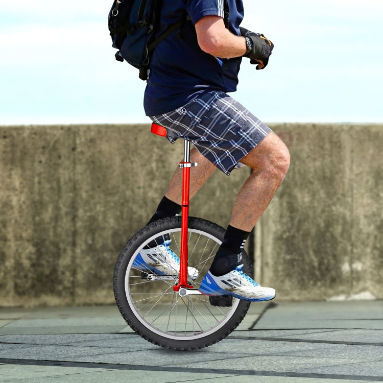 [US Warehouse] 24 inch Outdoor Sport Tire Wheel Cycling Wheel Unicycle (Red)