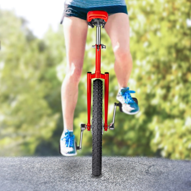 [US Warehouse] 24 inch Outdoor Sport Tire Wheel Cycling Wheel Unicycle (Red)